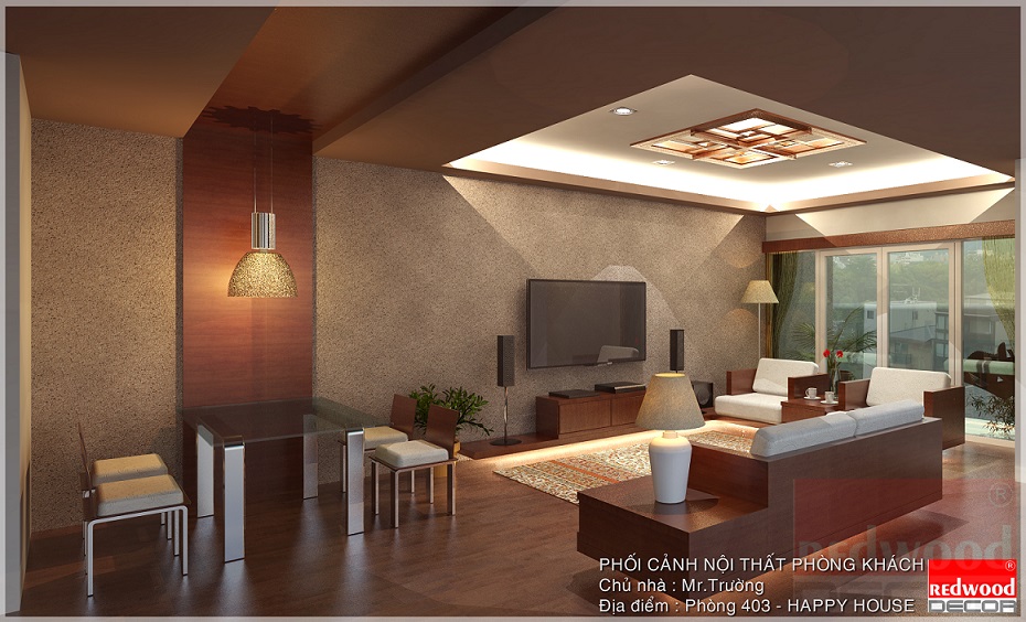 Căn hộ số 03, T11, Happy House Việt Hưng - Phòng khách